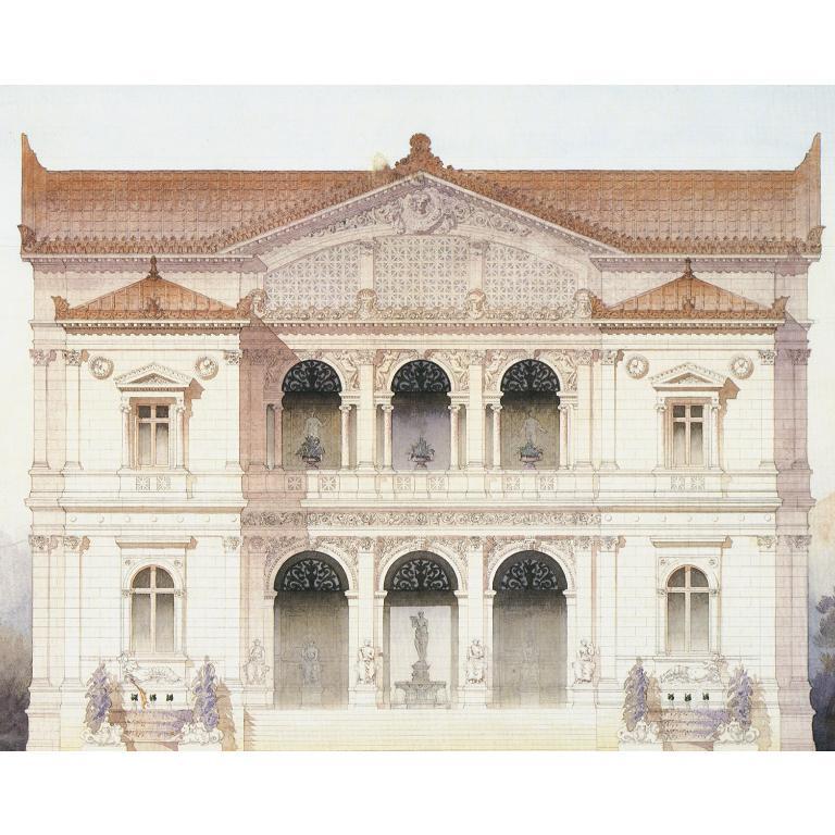 Victor Postolle 'Une Maison de Campagne' 1986- Offset Lithograph 1