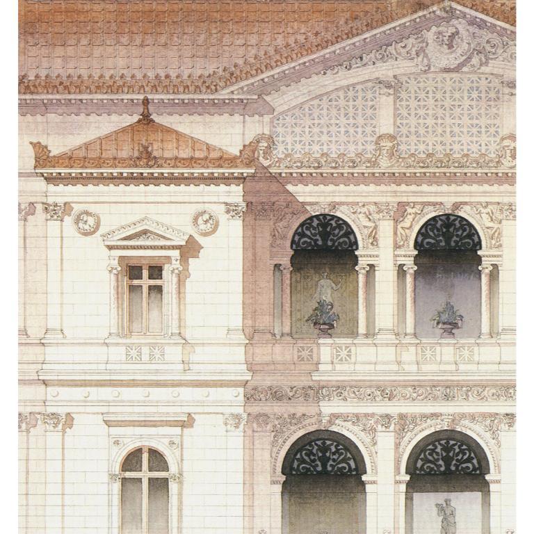Victor Postolle 'Une Maison de Campagne' 1986- Offset Lithograph 2