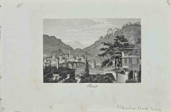 View of Berat - Original Lithograph - 19th Century