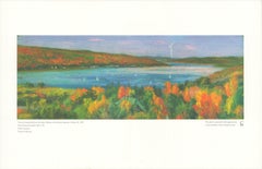 'View of Cayuga Lake from the Asian Galleries at the Johnson Museum'
