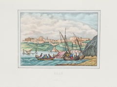 Vista de Orán - Litografía original - 1846