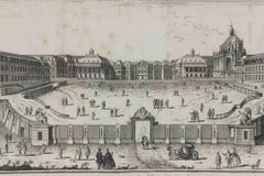 View of the Castle of Versailles - Etching - 1748