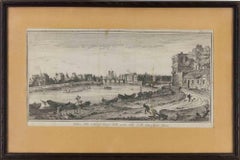 View of the City of Paris from the side of the island called... - Etching - 1748