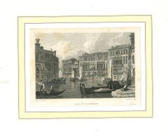 View of The Two Foscari – Lithographie auf Papier – 19. Jahrhundert