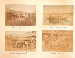 Views of Osaka - Vintage Albumen Print - 1890s