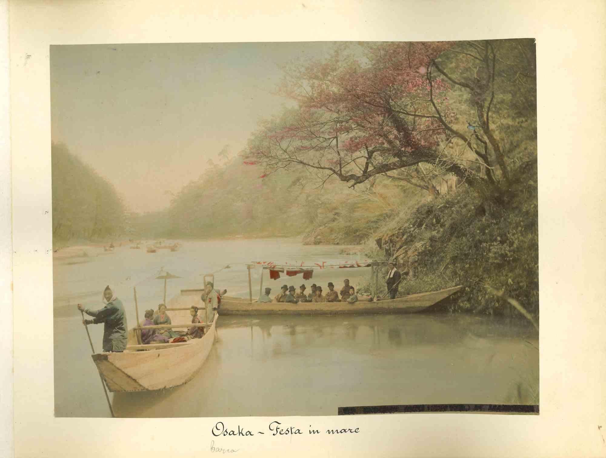 Views of Osaka - Vintage Albumen Print - 1890s