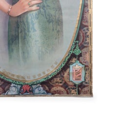 Vintage Chinese Victory Cigarettes Advertisement Poster