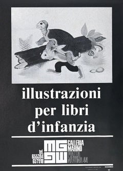 Vintage-Ausstellungsplakat ""Illustrationen für Kinder" – 1973