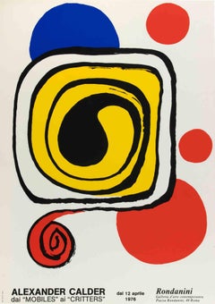 Vintage Exhibition Poster - Lithograph by A. Calder - 1976