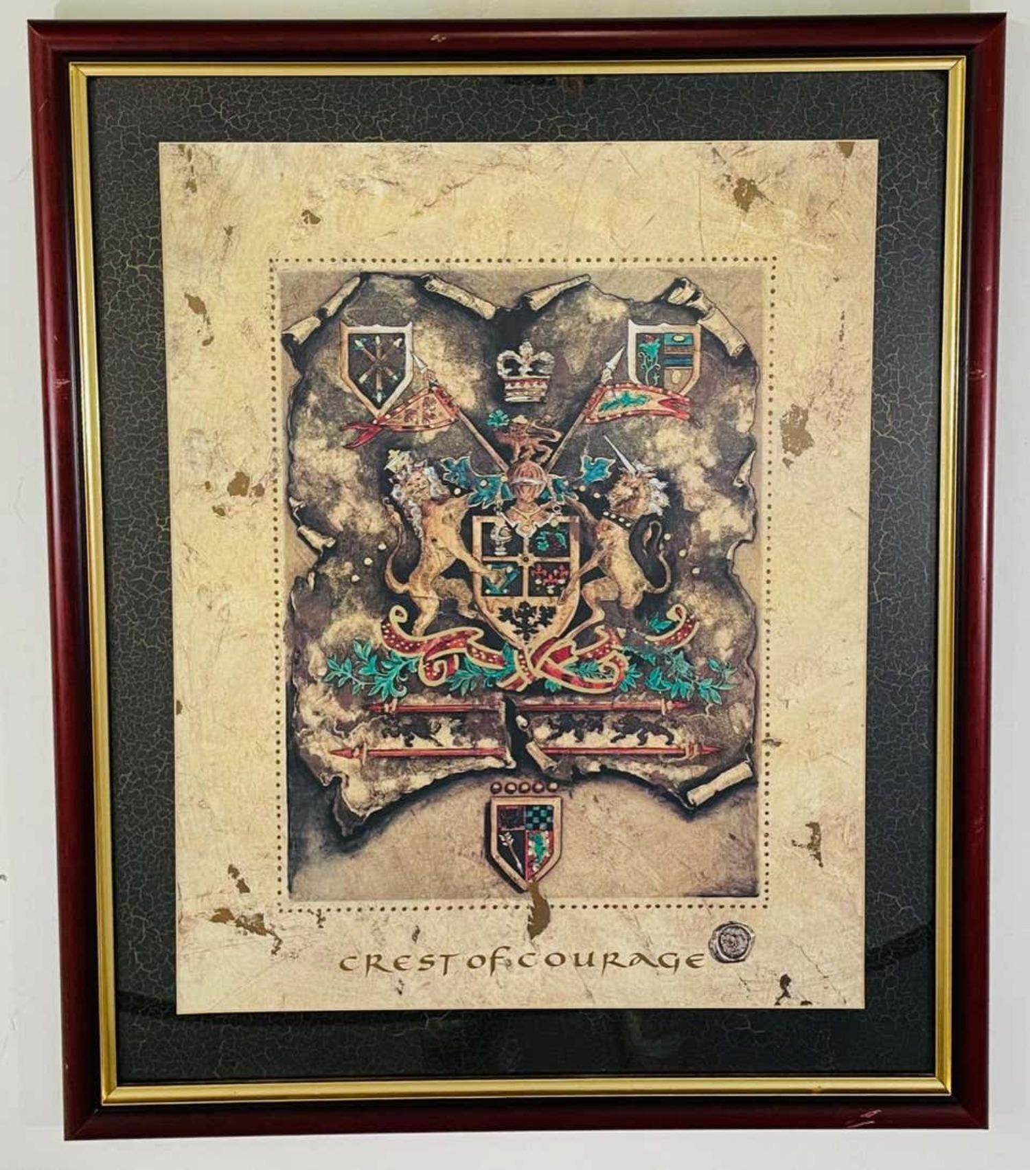 Großer königlicher englischer Wappendruck, ein Paar – Print von Unknown