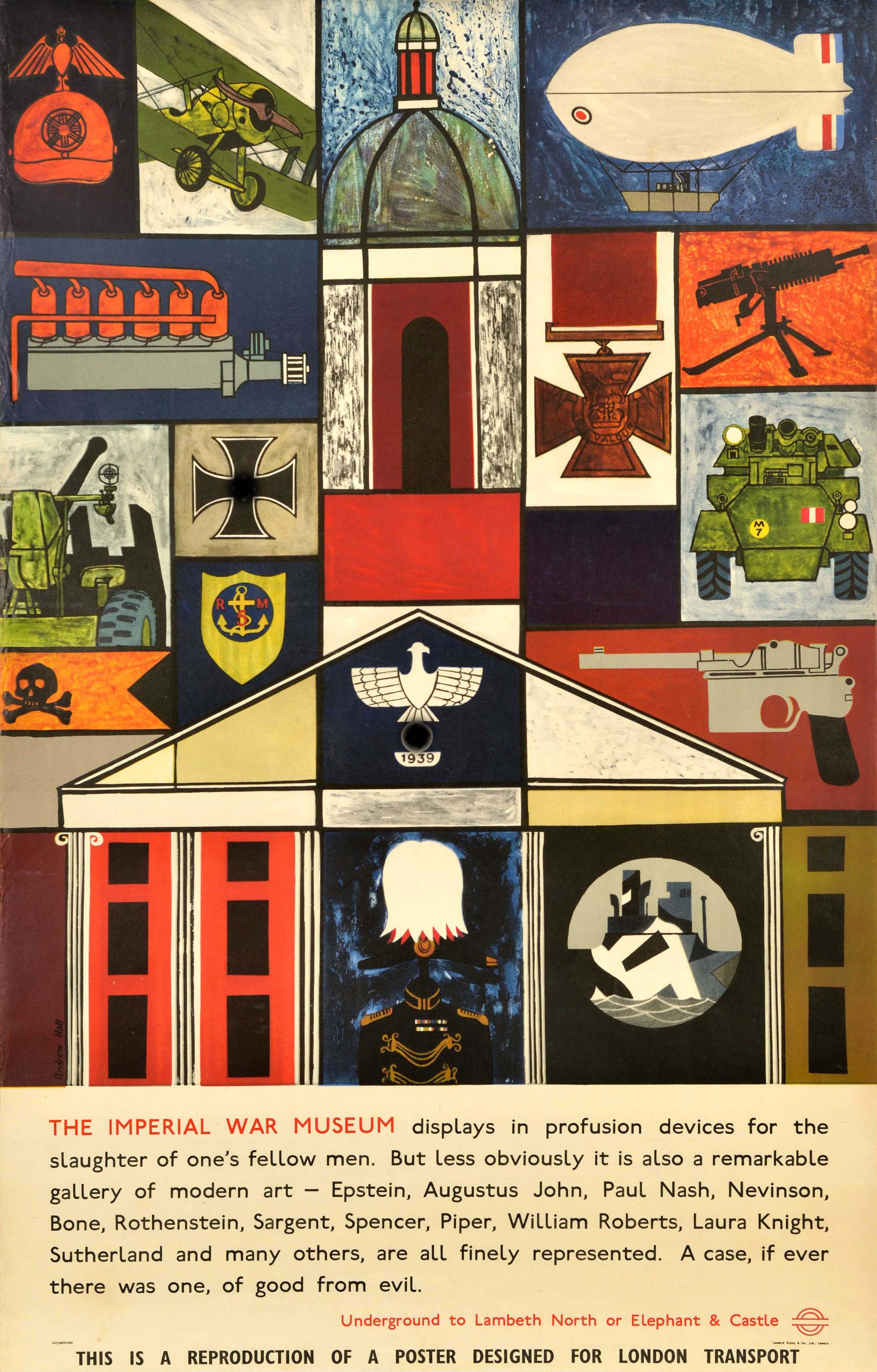 Print Unknown - Affiche de reproduction officielle du Musée de la guerre impériale London Transport UK