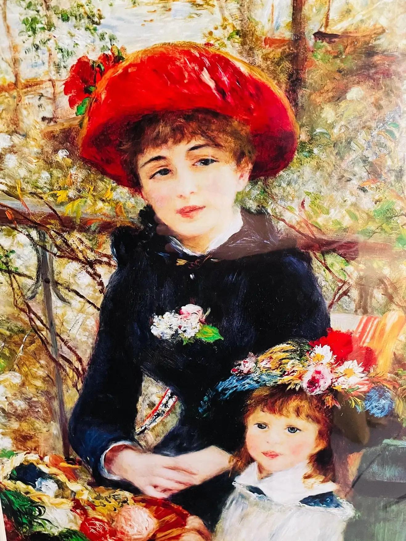 Impressionniste « Two Sisters On the Terrace » d'après Pierre-August Renoir en vente 2