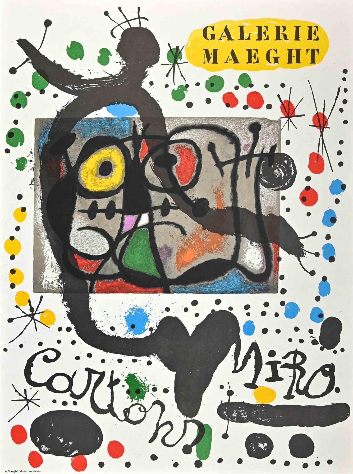 Unknown Abstract Print - Vintage Poster - Exhibition at Galerie Maeght - 1978