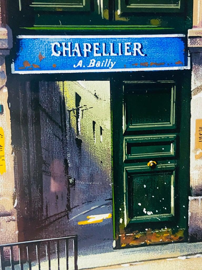 Vintage Print of Parisian Street Scenes, Signed and Numbered, a Set of Three For Sale 12