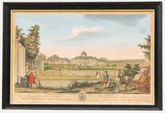 Vue d'Optique - Engraving, The Garden Front of The Prince of Orange's House