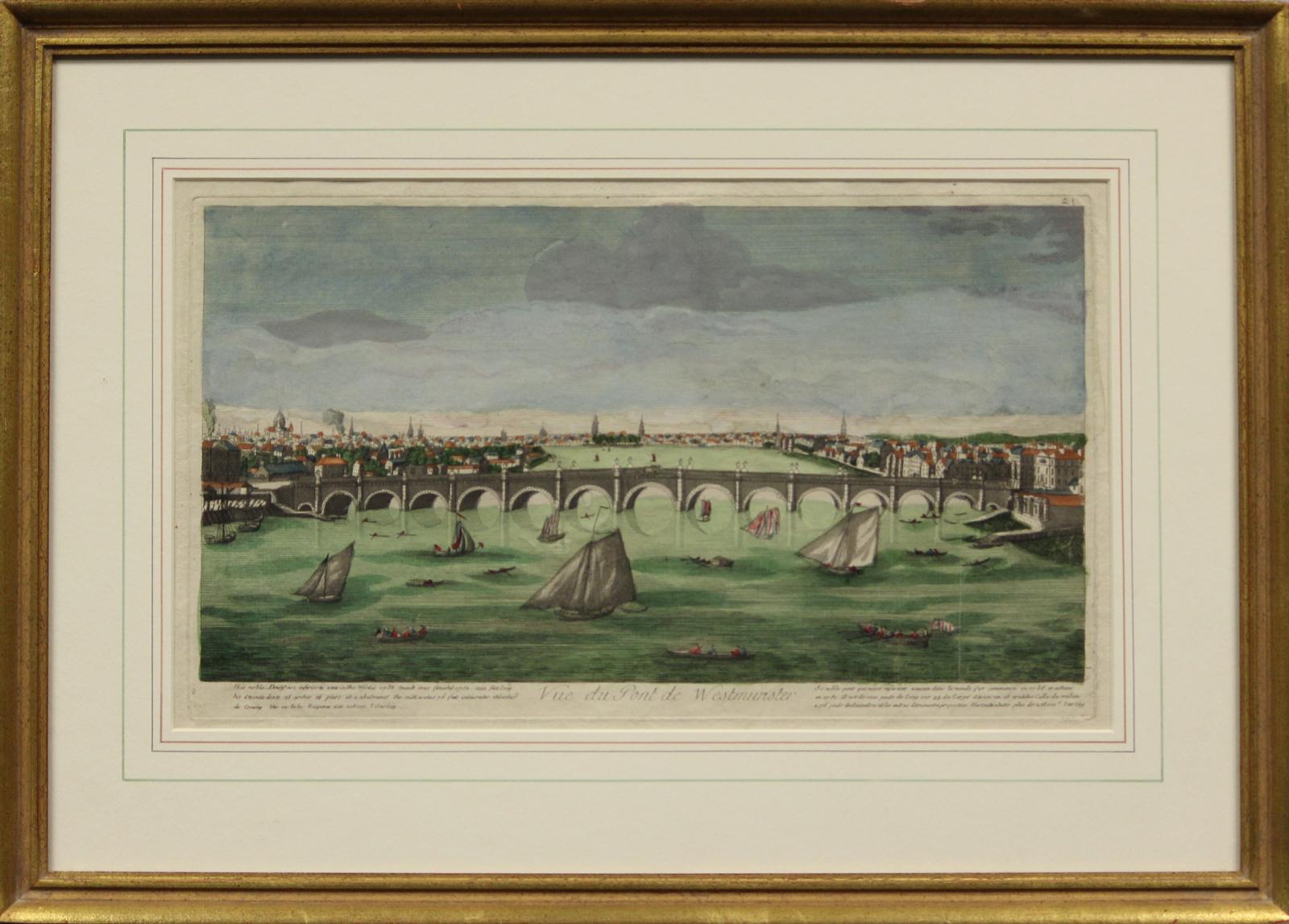 "Vue Du Pont De Westminster" - Print by Unknown