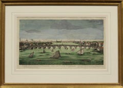 Antique "Vue Du Pont De Westminster"