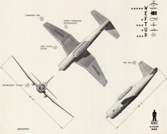 Vultee "Vengeance" original World War 2 original vintage spotter plane poster