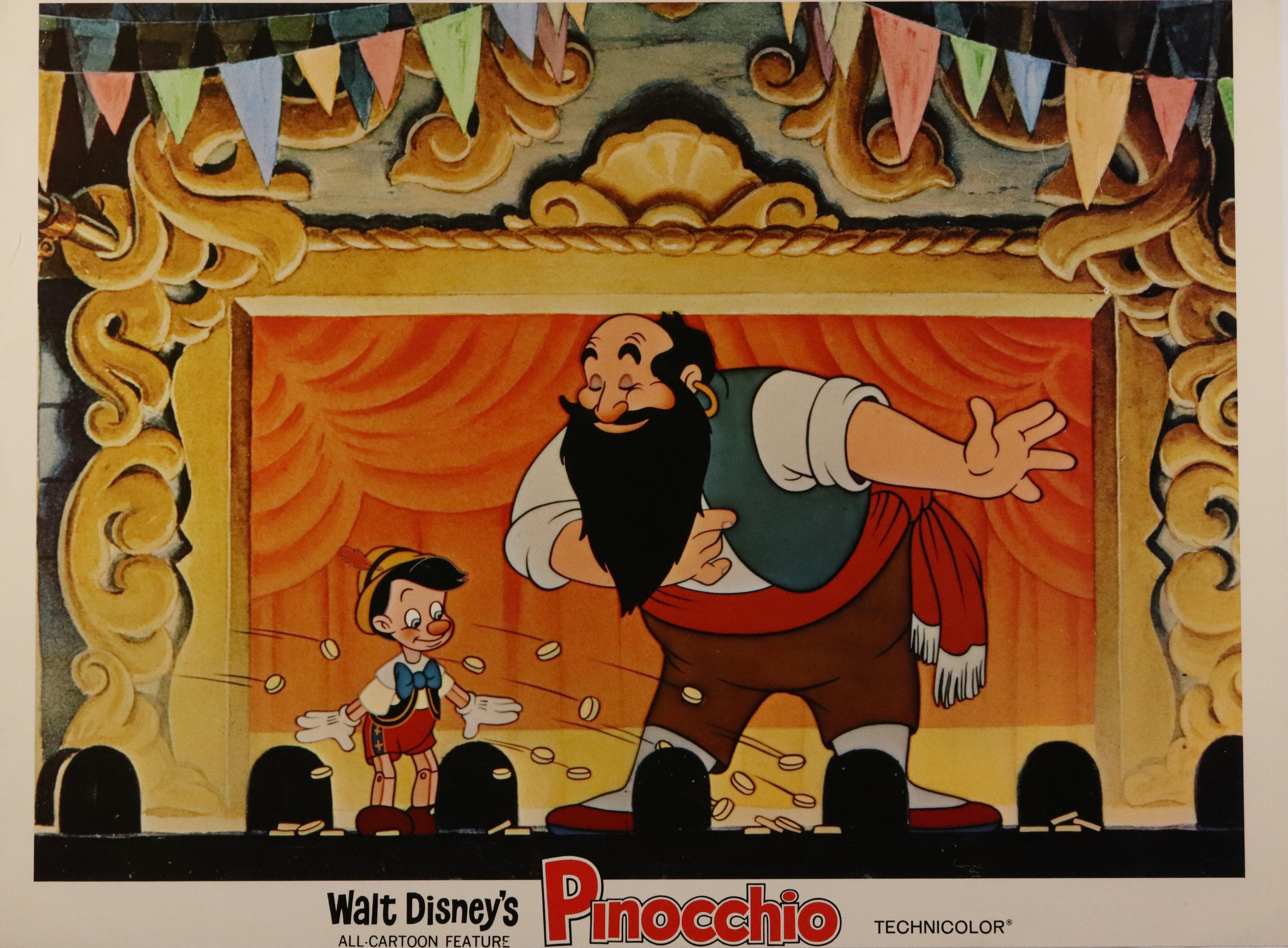 Unknown Interior Print - "Walt Disney's Pinocchio" Lobby Card, USA 1940