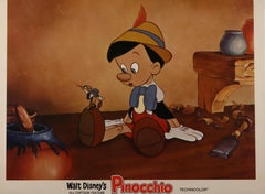"Walt Disney's Pinocchio" Lobby Card, USA 1940
