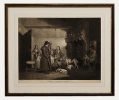 Ward after Morland - 1797 Mezzotint, Inside of a Country Alehouse