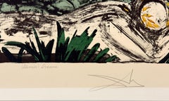 Warriors Dream, Surrealist Lithograph by Salvador Dali