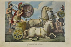 Warriors with Chariots - Lithograph - 1862