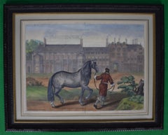 Welbeck. Nobilissimo Coursier Nappolitain. Fol. 9 from the book 'Methode et Inve