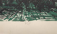 West Hill, Modern Screenprint by Peter Kalen