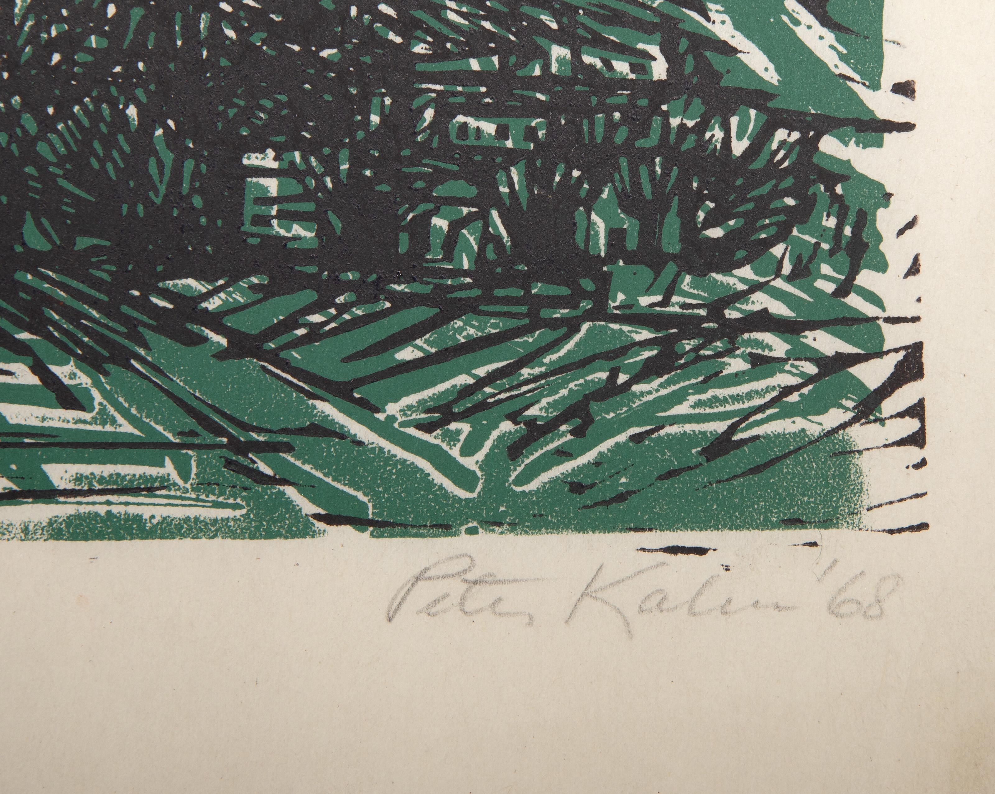 West Hill, Modern Screenprint by Peter Kalen For Sale 2