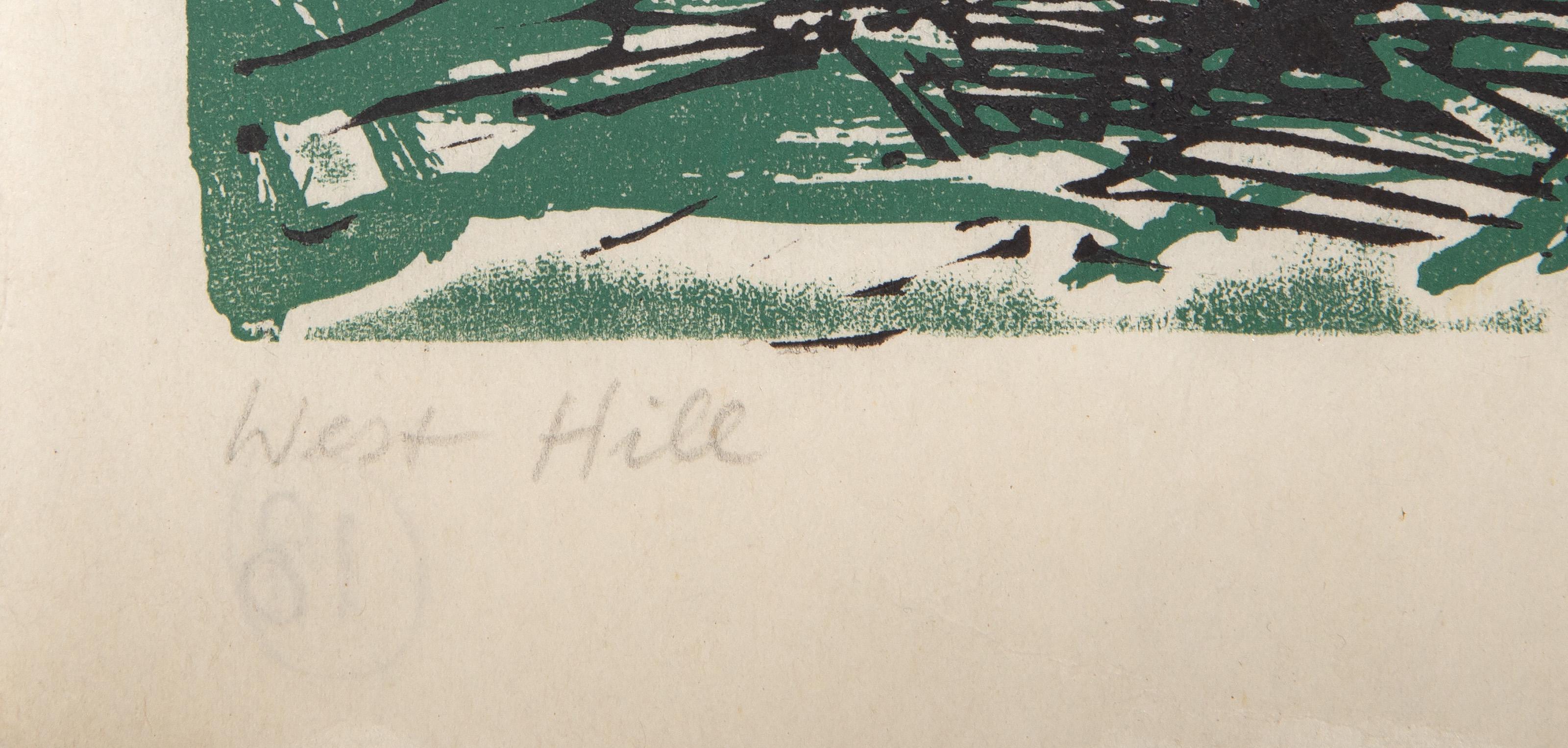 West Hill, Modern Screenprint by Peter Kalen For Sale 3