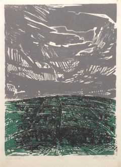 West Hill, Modern Screenprint by Peter Kalen