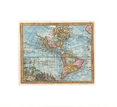Western Hemisphere Map with California as an Island
