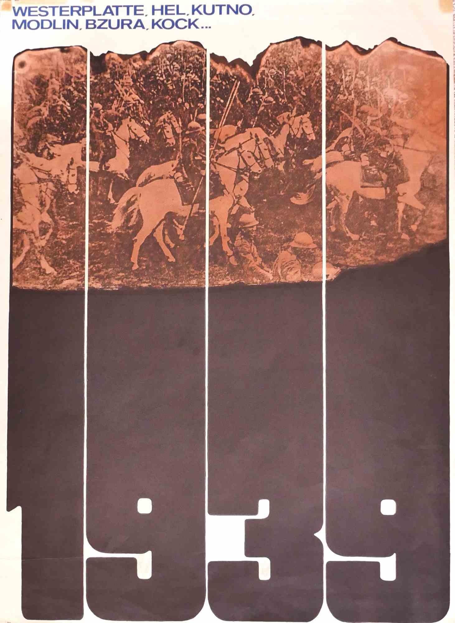 Westerplatte - Manifiesto Polaco Vintage - 1973 ca.