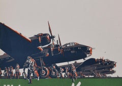 We've Got To Keep On Saving original vintage WW2 RAF Short Stirling poster