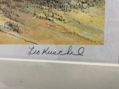 Framed Whitefish Point Lithograph Print, Signed 224/500, Realist Style