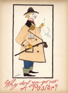 "Why don't you get out a poster?" French lithograph poster, printed in 1897
