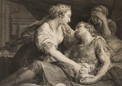 Wille after Batoni - 1778 Engraving, The Death of Mark Antony