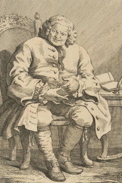 William Hogarth (1697-1764) - vers 1775 Gravure:: Simon:: Lord Lovat