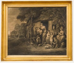 William Nutter after William Redmore Bigg - Stipple Engraving, Saturday Evening