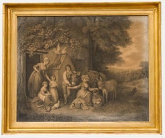 William Nutter after W.R. Bigg - Stipple Engraving, Favourite Chickens