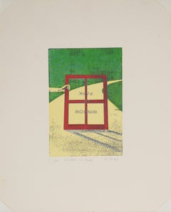 "Window In The Park" - Lithograph on Paper
