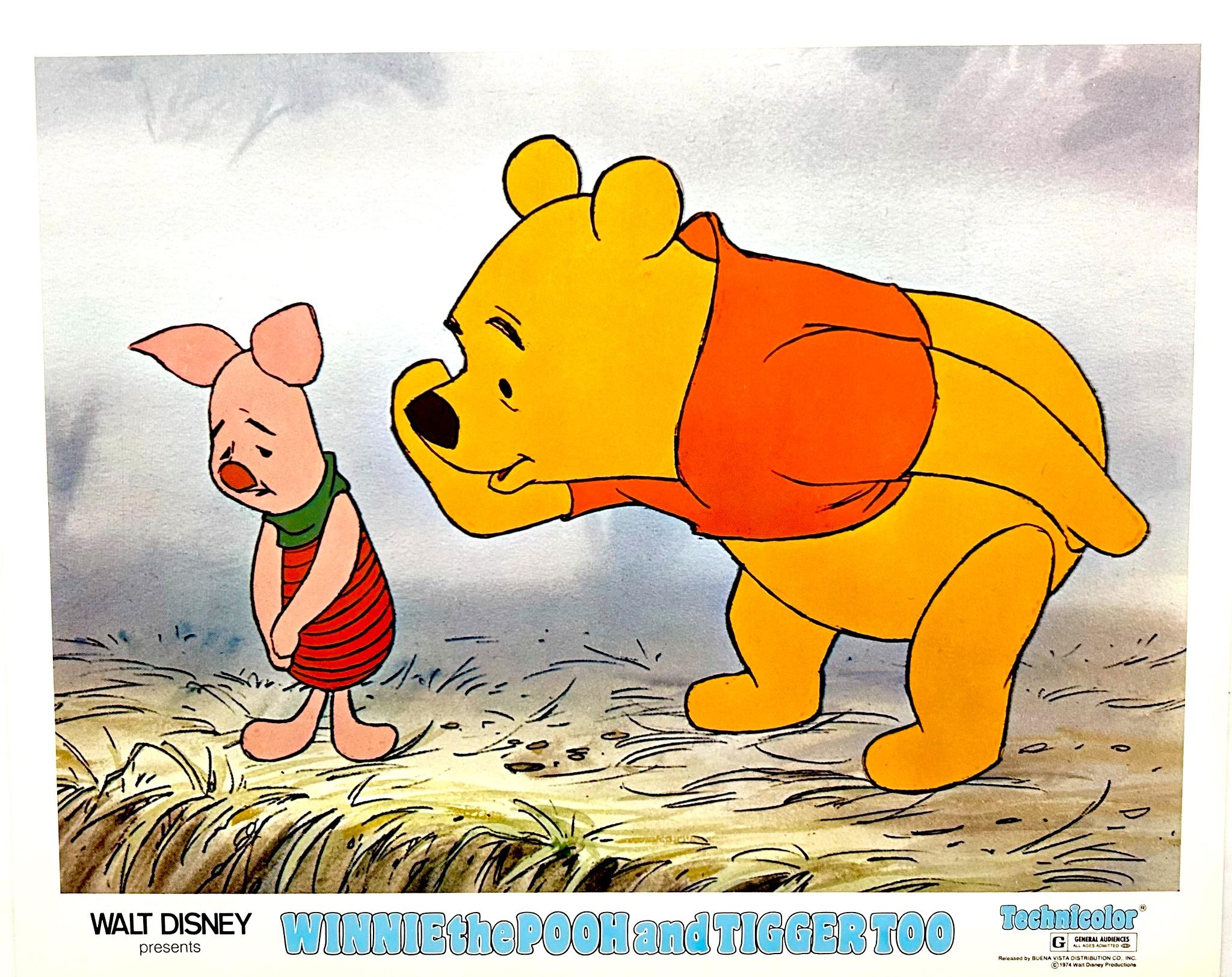Winnie the Pooh And Tiger Too - Original 1974 Lobby Card - Print by Unknown