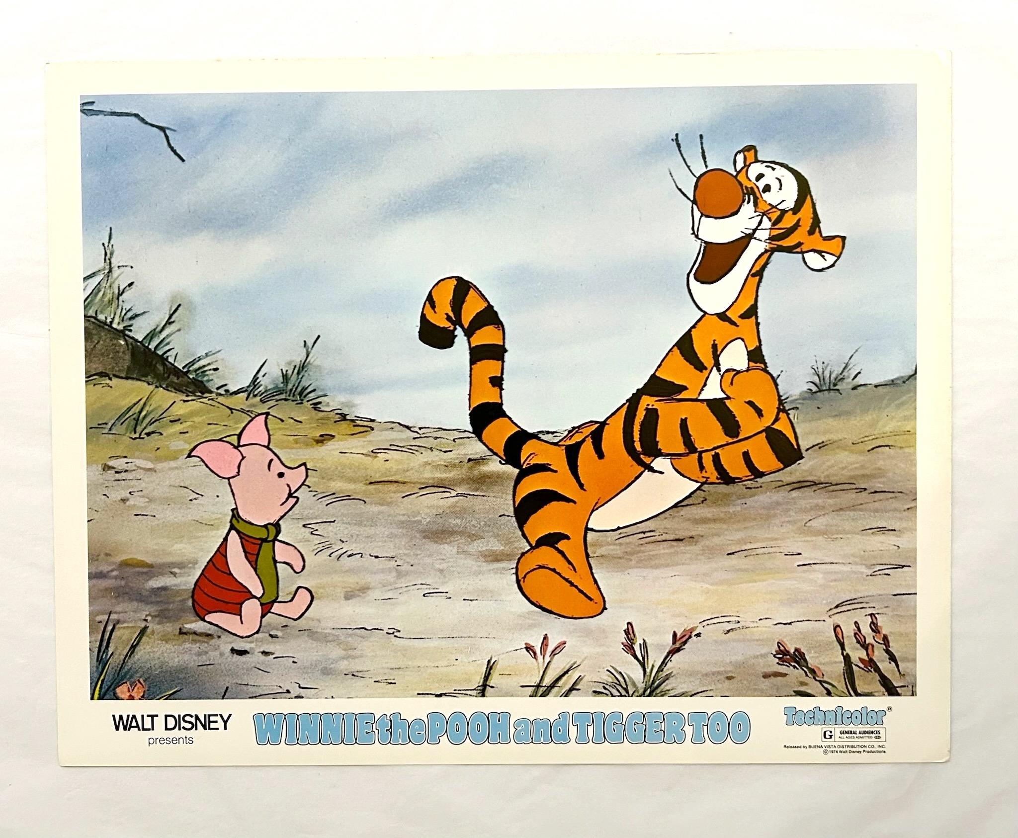 Winnie the Pooh And Tiger Too - Original 1974 Lobby Card - Print by Unknown