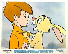 Vintage Winnie the Pooh And Tiger Too - Original 1974 Lobby Card