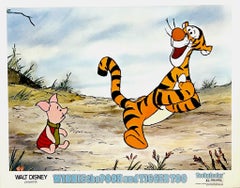 Vintage Winnie the Pooh And Tiger Too - Original 1974 Lobby Card