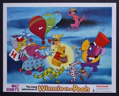 „Winnie the Pooh“ Original American Lobby Card of Walt Disney’s Movie, USA 1977.