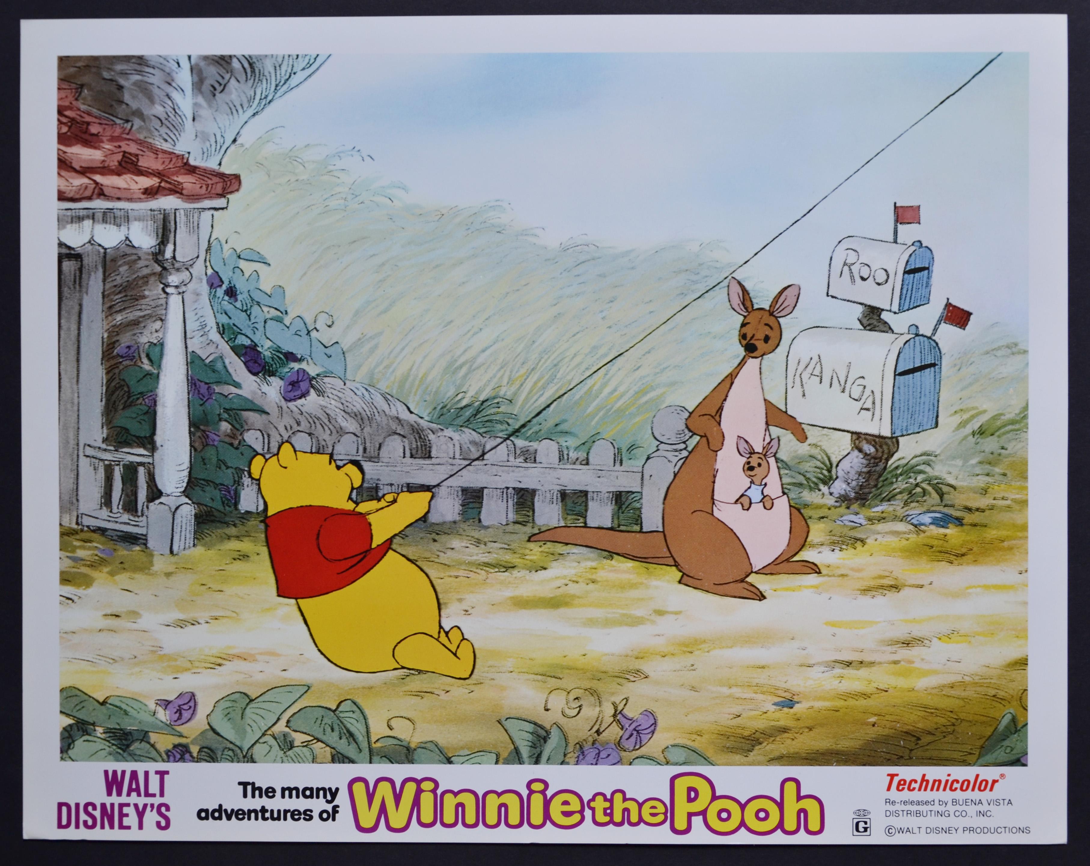 Unknown Interior Print - „Winnie the Pooh“ Original American Lobby Card of Walt Disney’s Movie, USA 1977.