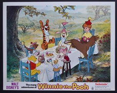 Vintage „Winnie the Pooh“ Original American Lobby Card of Walt Disney’s Movie, USA 1977.