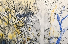 Winter Tree, Impressionist Lithograph by Jean-Marie Picard